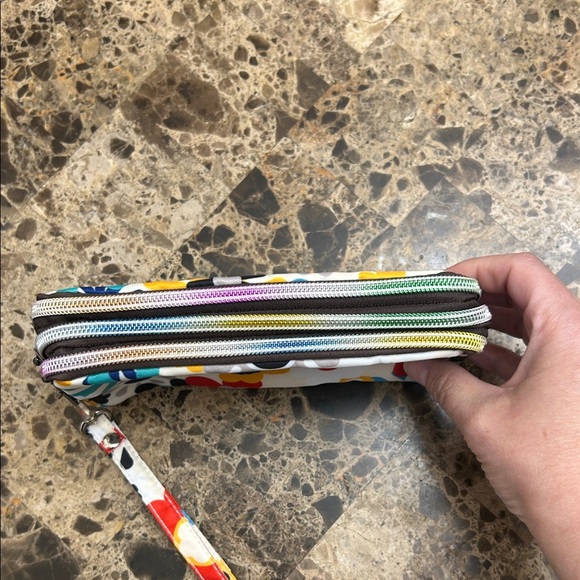 Colorful Floral Wristlet Clutch - Picture 4 of 6